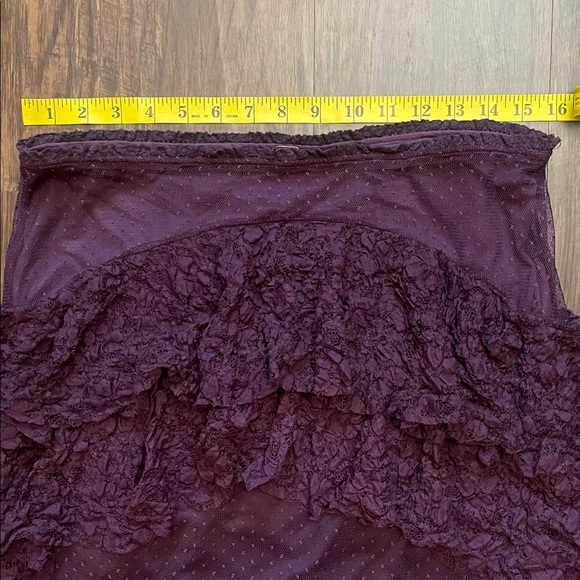 NWOT Free People Lace In Love Tiered ruffle Skirt size Medium - Picture 6 of 13